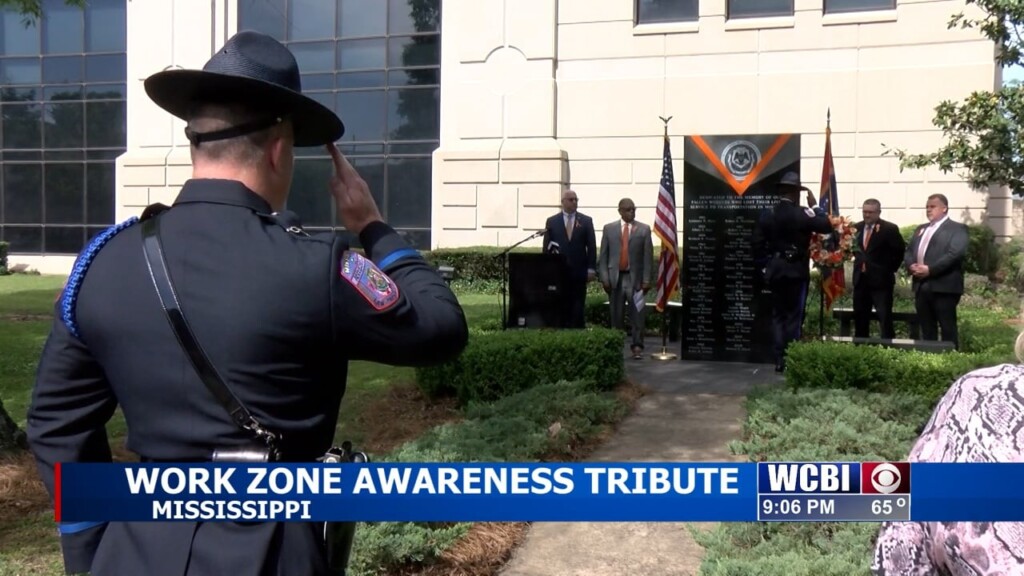Mdot Holds Ceremony Honoring Fallen Roadside Workers