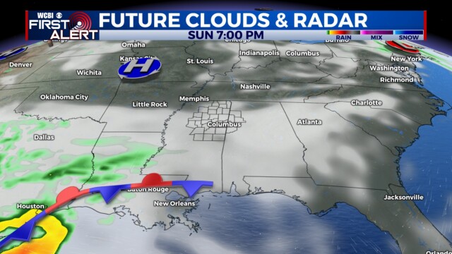 Rain & storms Friday, trending cooler for weekend - Home - WCBI TV ...