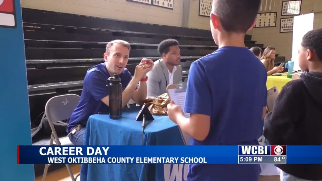 Wcbi Visits West Oktibbeha County Elementary For Career Day Event