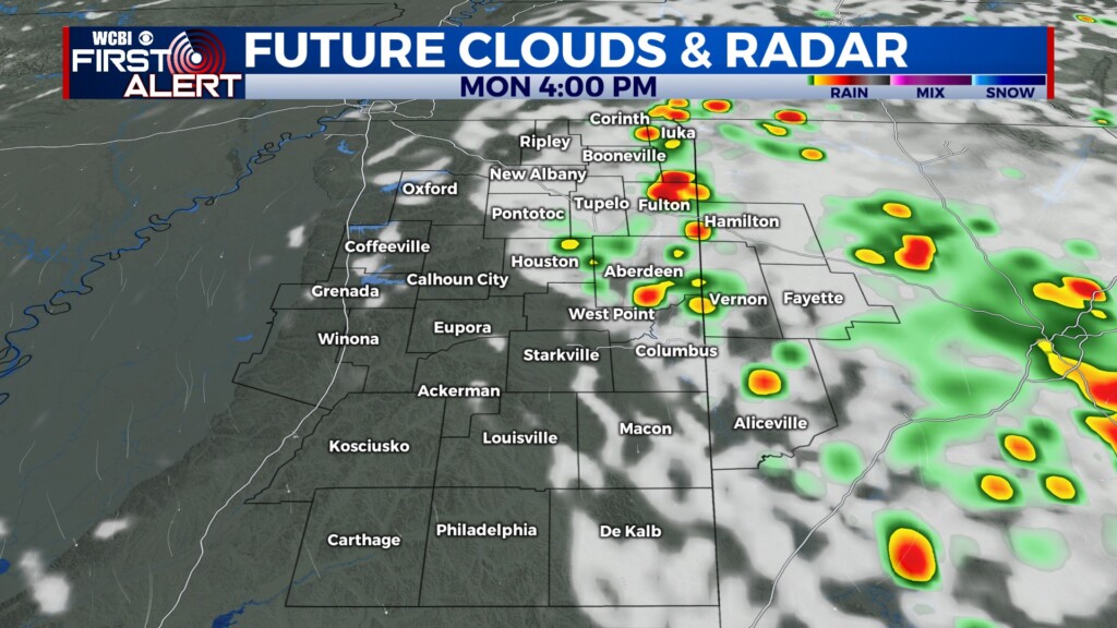 Rain & Storms Possible To Start the Week - Home - WCBI TV | Telling ...