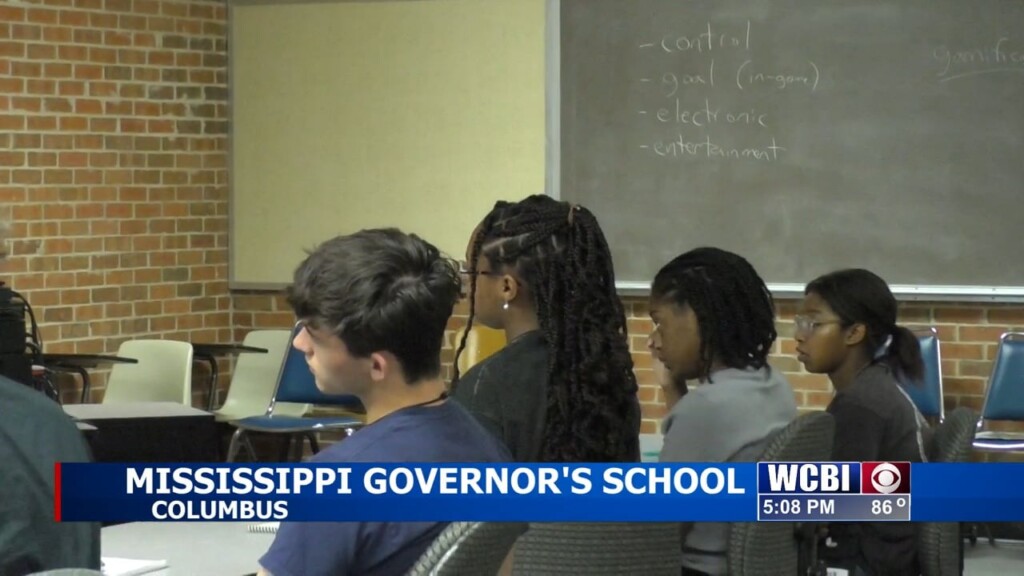 Mississippi Governor's School Is In Session On Muw Campus