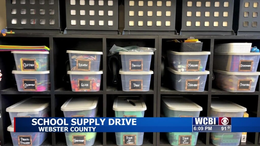 Webster County Sheriff's Department Gears Up For School With Supply Drive