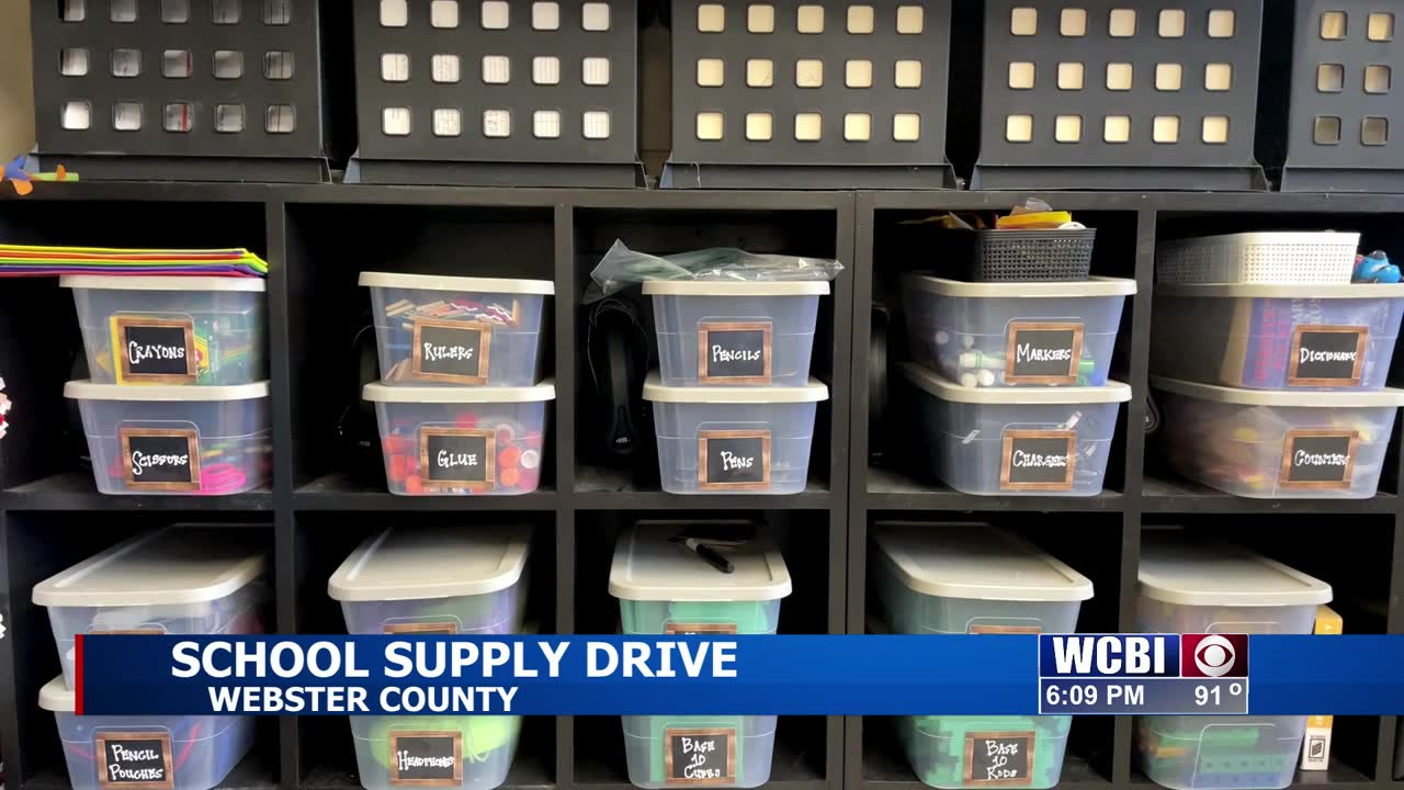Webster County Sheriff's Department hosts school supply drive - Vimarsana News