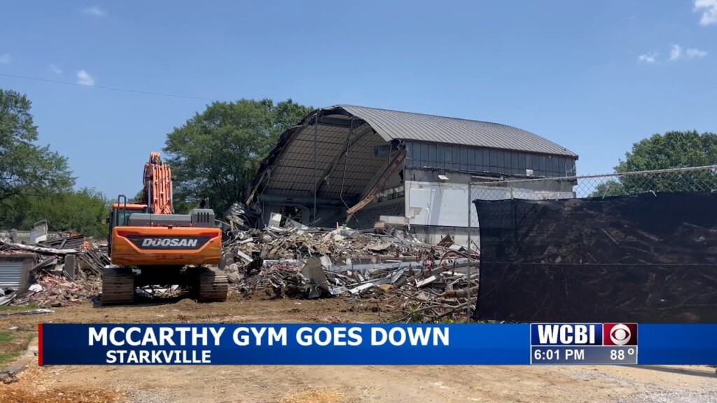 Mississippi State University's Mccarthy Gymnasium Is Being Torn Down.