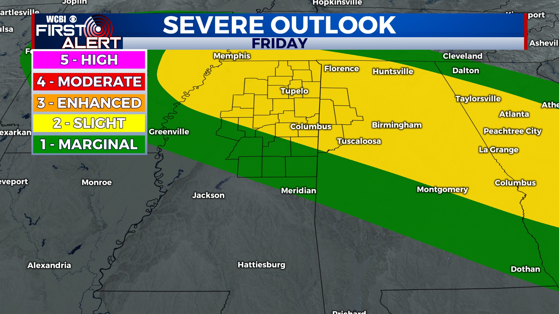 End of week storms - Home - WCBI TV | Telling Your Story