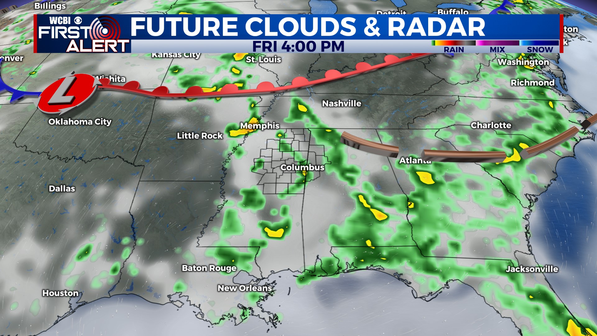 Rinse and Repeat Weather Pattern - Home - WCBI TV | Telling Your Story