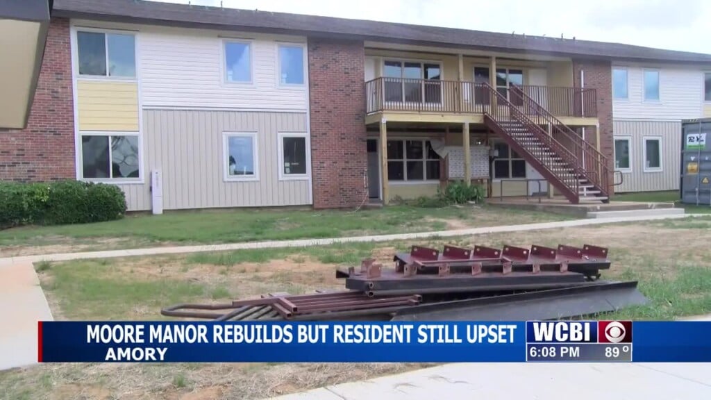 Amory Apartment Complex Rebuilds After Storm