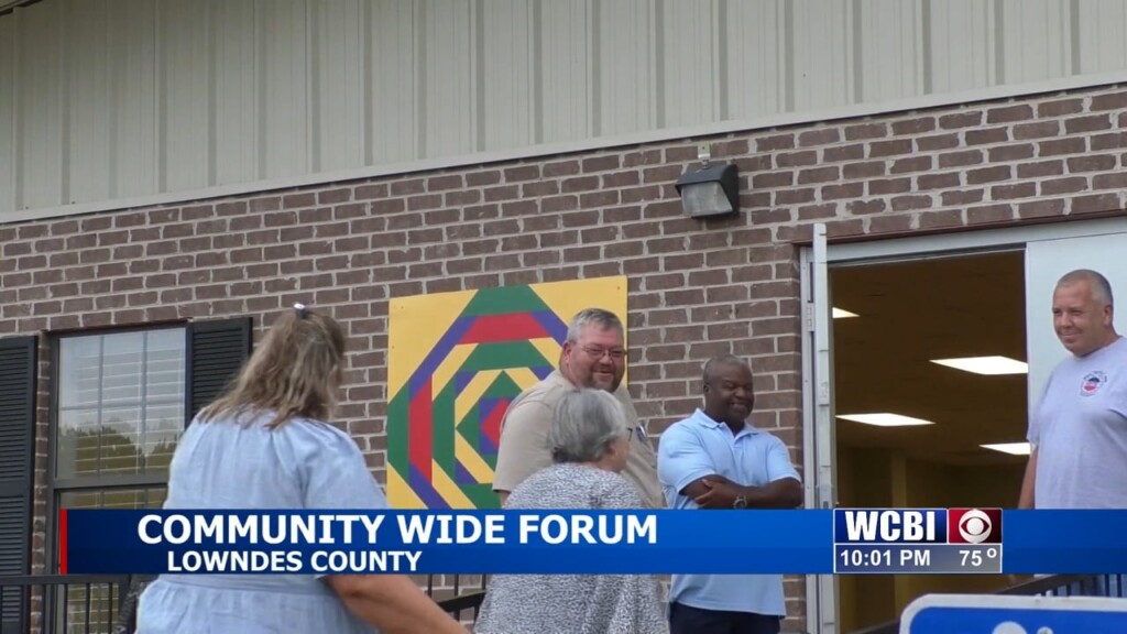 Lowndes County Citizens Attend A Community Wide Forum To Hear From Electoral Candidates