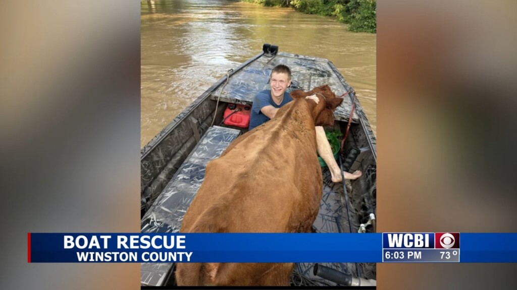 Some Taylor Companies Employees Use Boat To Help During Flood Emergency