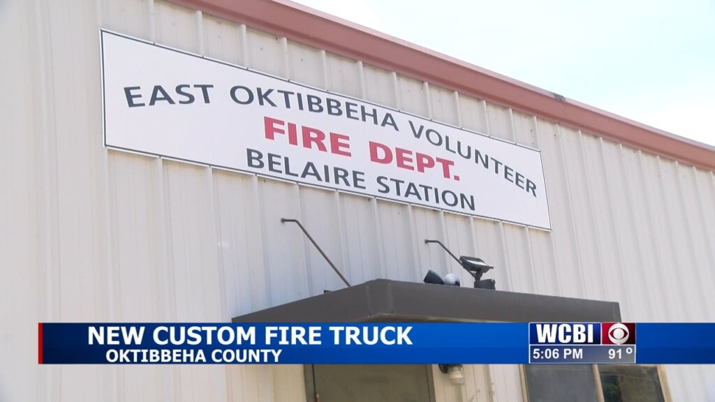 East Oktibbeha Volunteer Fire Department Gets New Truck