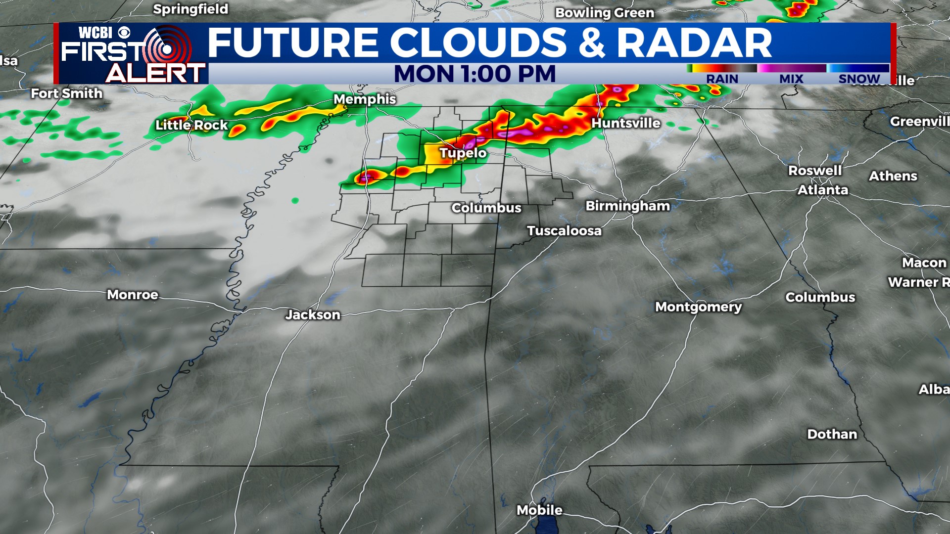 Rain and storms stay likely this week - Home - WCBI TV | Telling Your Story