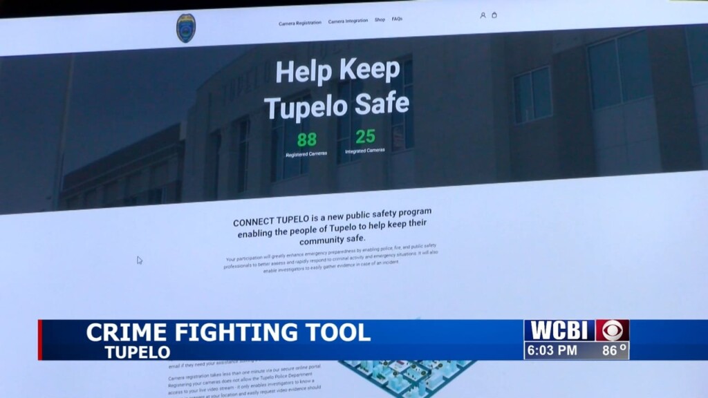 Tupelo Police Department Introduces New Crime Fighting Tool