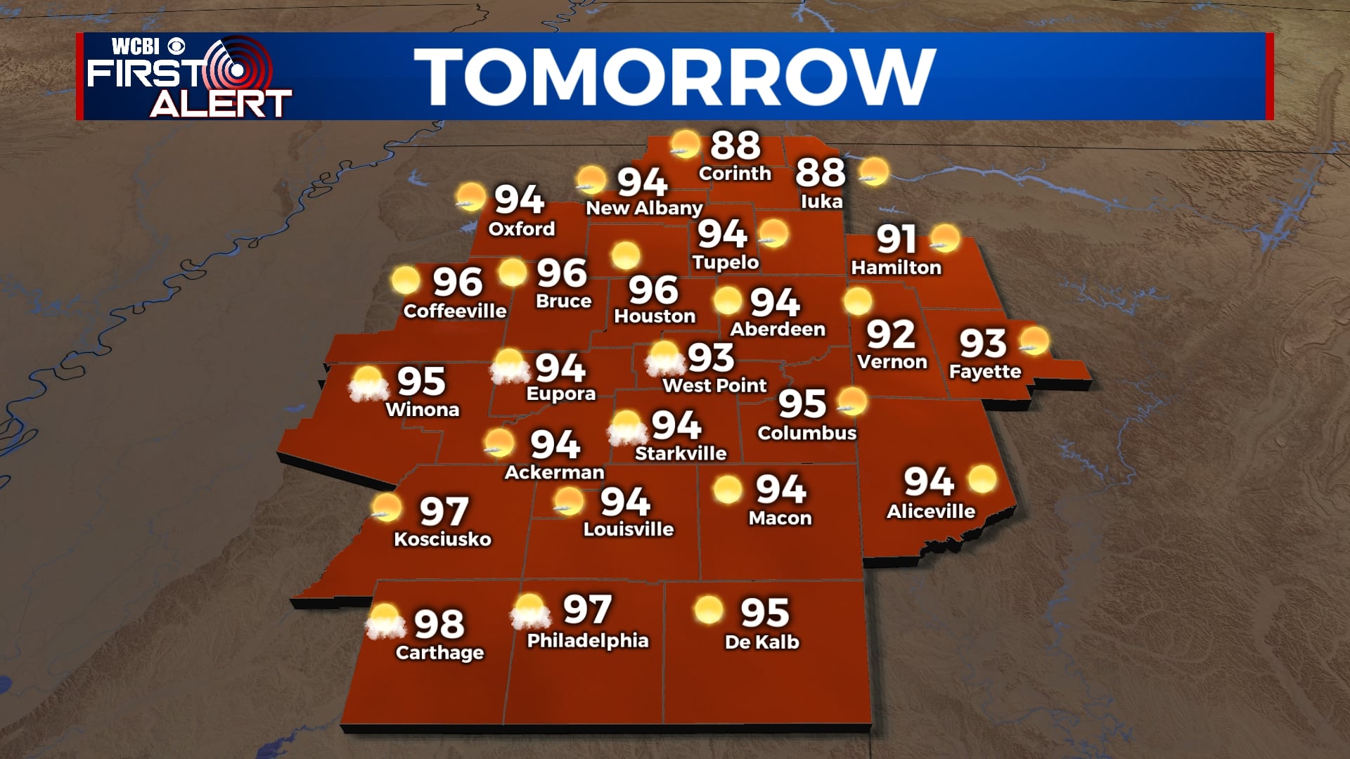 Heat is making a big return - Home - WCBI TV | Telling Your Story