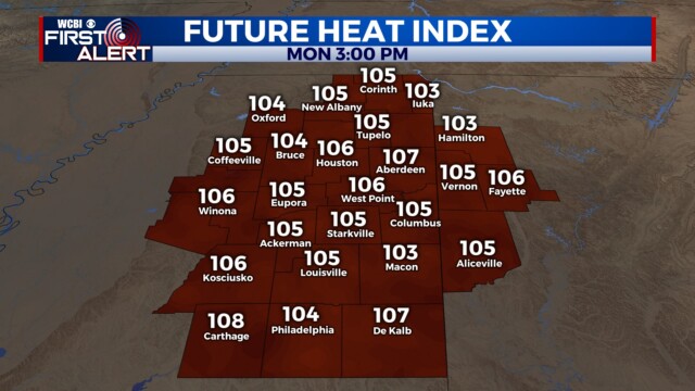 Mid-August heat wave, triple digit temperatures this week - Home - WCBI ...