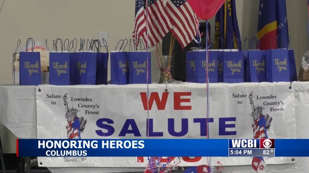 Community Shows Appreciation For First Responders With Luncheon In Columbus