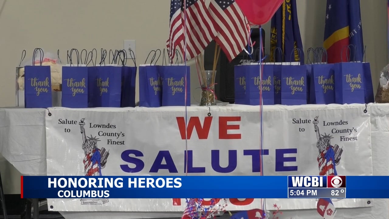 Community shows appreciation for first responders with luncheon