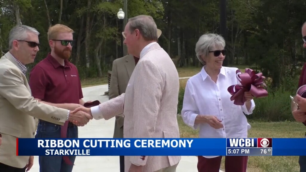 City, Campus Officials Celebrate New Pathway Connecting Msu To Starkville