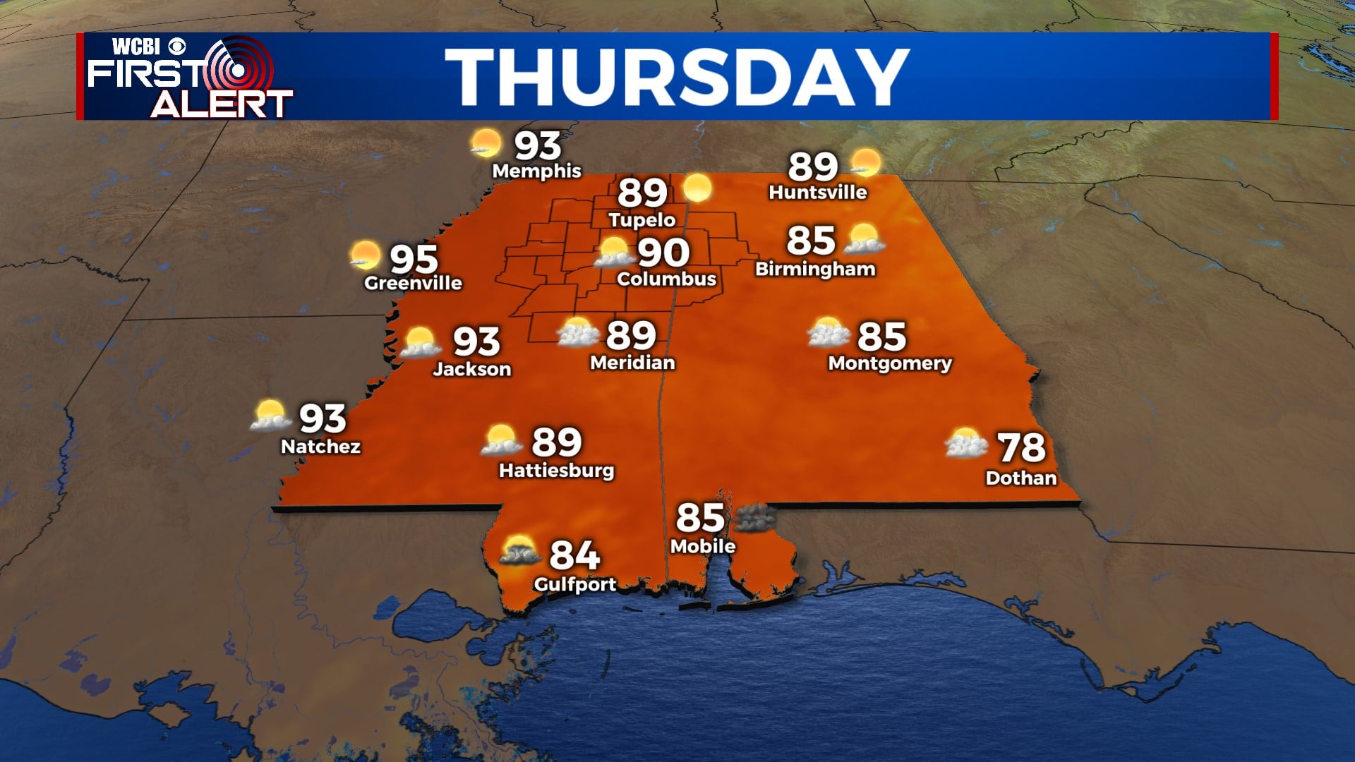 Early fall heat continues into the weekend - Home - WCBI TV | Telling ...