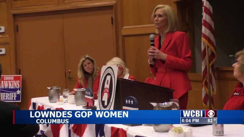 Attorney General Lynn Fitch Stops In Columbus To Talk About Human Trafficking