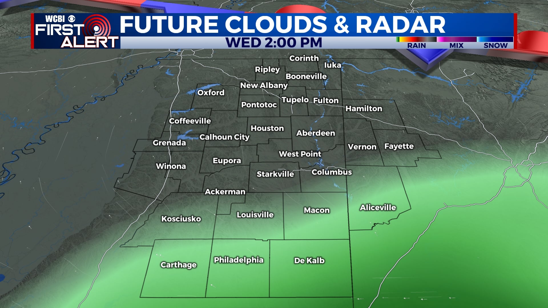 Mid-week changes - Home - WCBI TV | Telling Your Story
