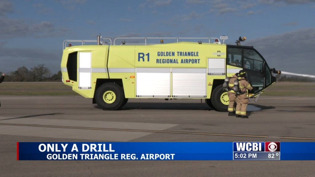 First Responders Take Part In Emergency Drill At Gt Regional Airport