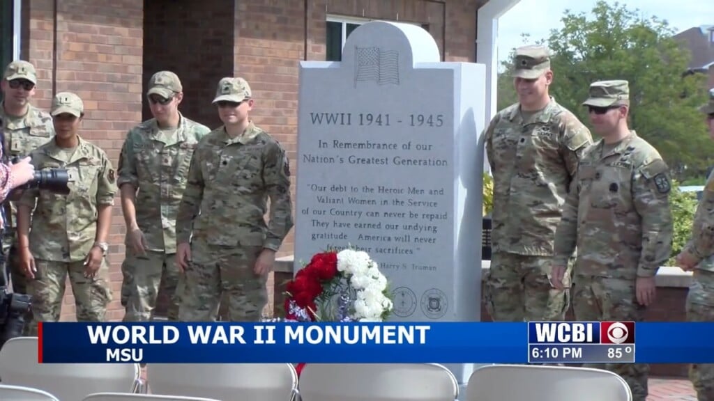 Msu Unveils Monument Honoring Veterans Of World War Ii