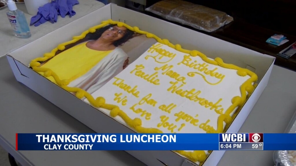 Clay County Detention Center Inmates Were Served A Thanksgiving Dinner