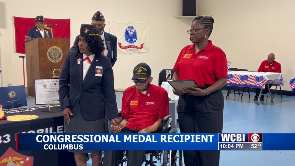 Columbus Man Honored For His Service During World War Ii