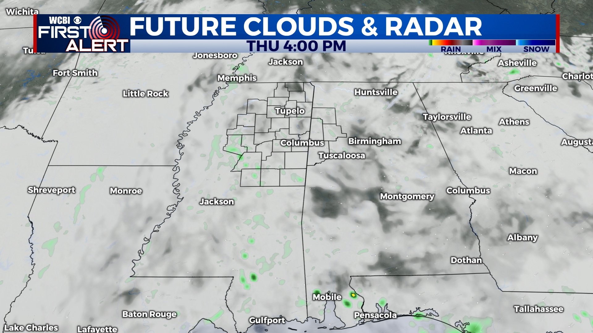Light rain continuing for end of week - Home - WCBI TV | Telling Your Story