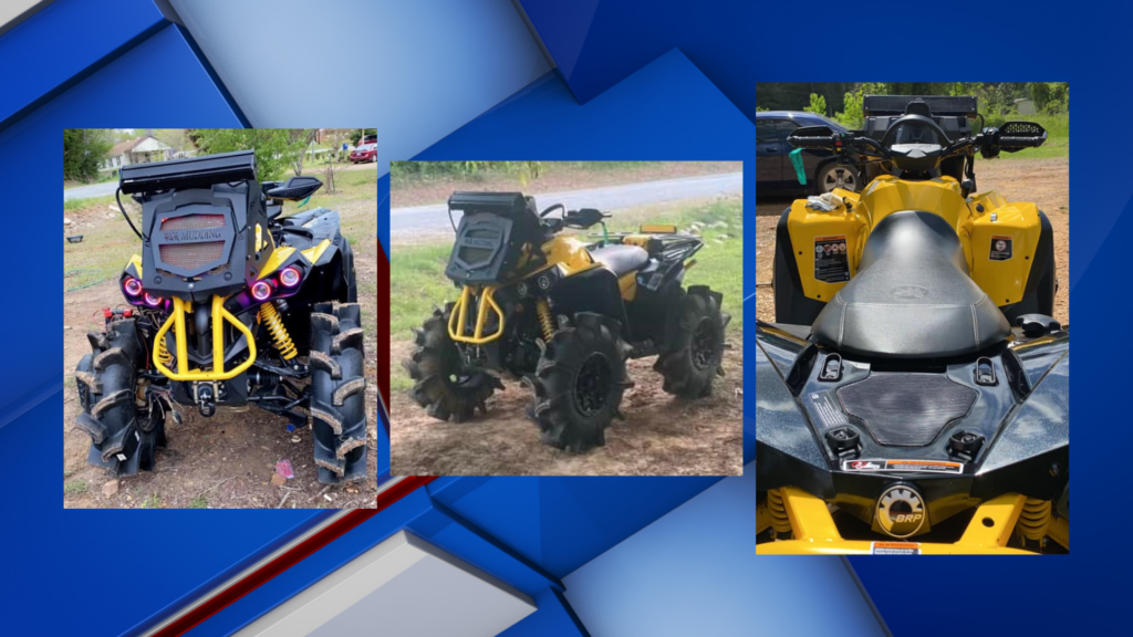 Montgomery County Sheriff's Office asks for helping locating stolen ATV