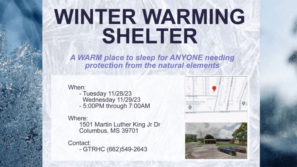 Golden Triangle Regional Homeless Coalition opens warming shelter