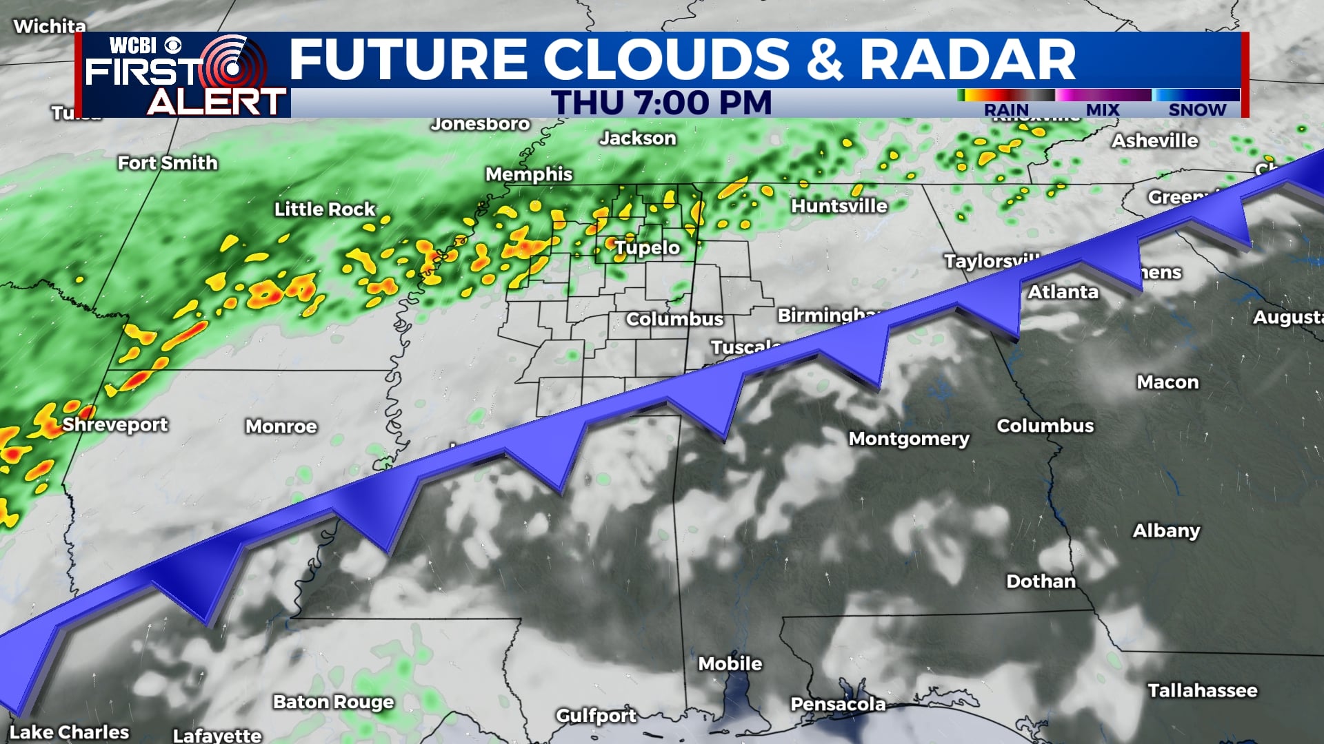 Next round of rain and cool air - Home - WCBI TV | Telling Your Story