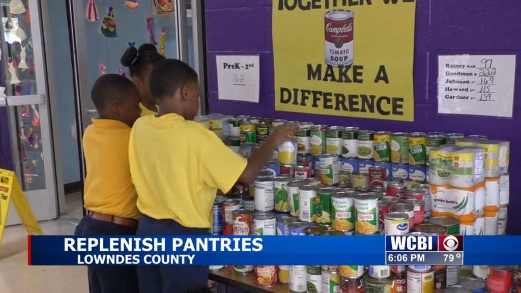Pantries Low On Food: Local School And Sheriff's Department Team Up To Help