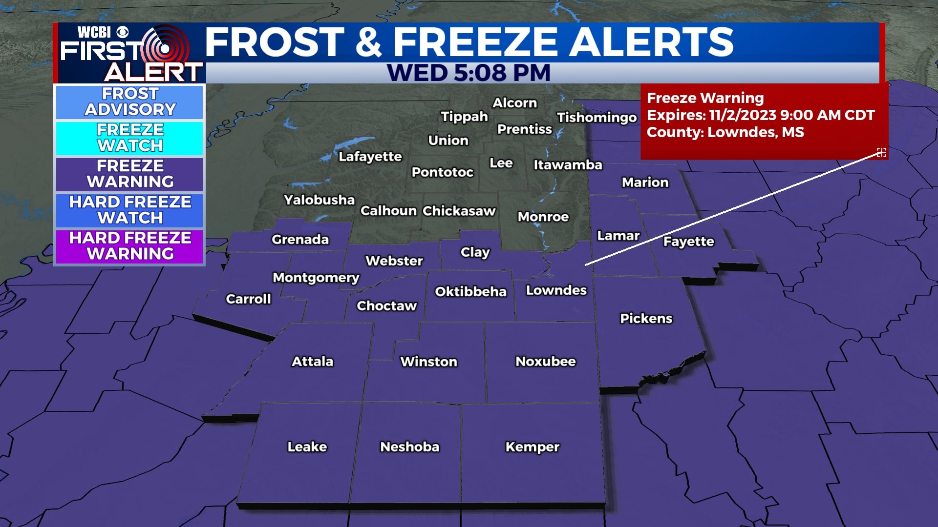 Freezing into November - Home - WCBI TV | Telling Your Story