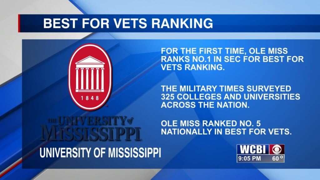 Military Times Lists Ole Miss As No. 1 In Sec In Best For Vets Ranking