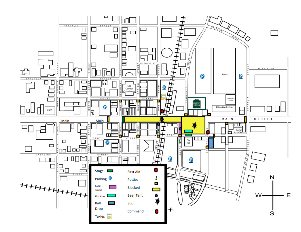 Tupelo's New Year's Eve Street Closures - Vimarsana News