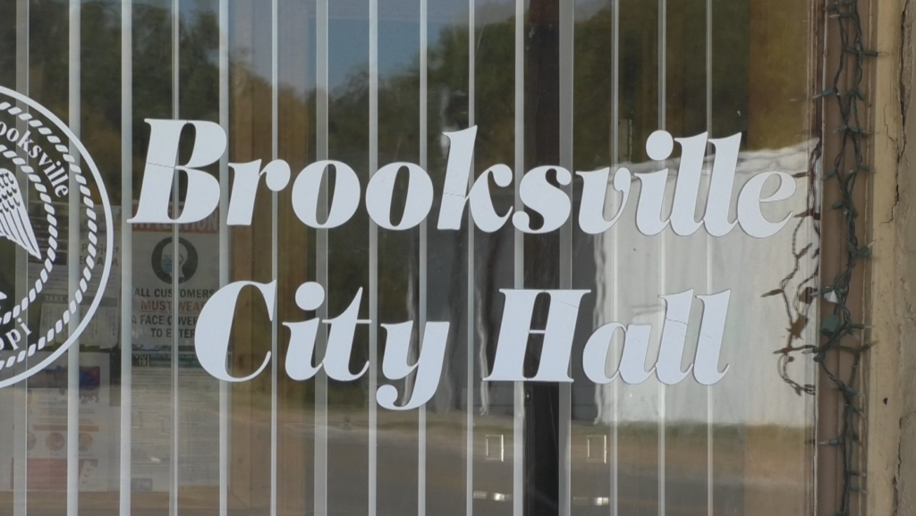 Brooksville City Hall Window