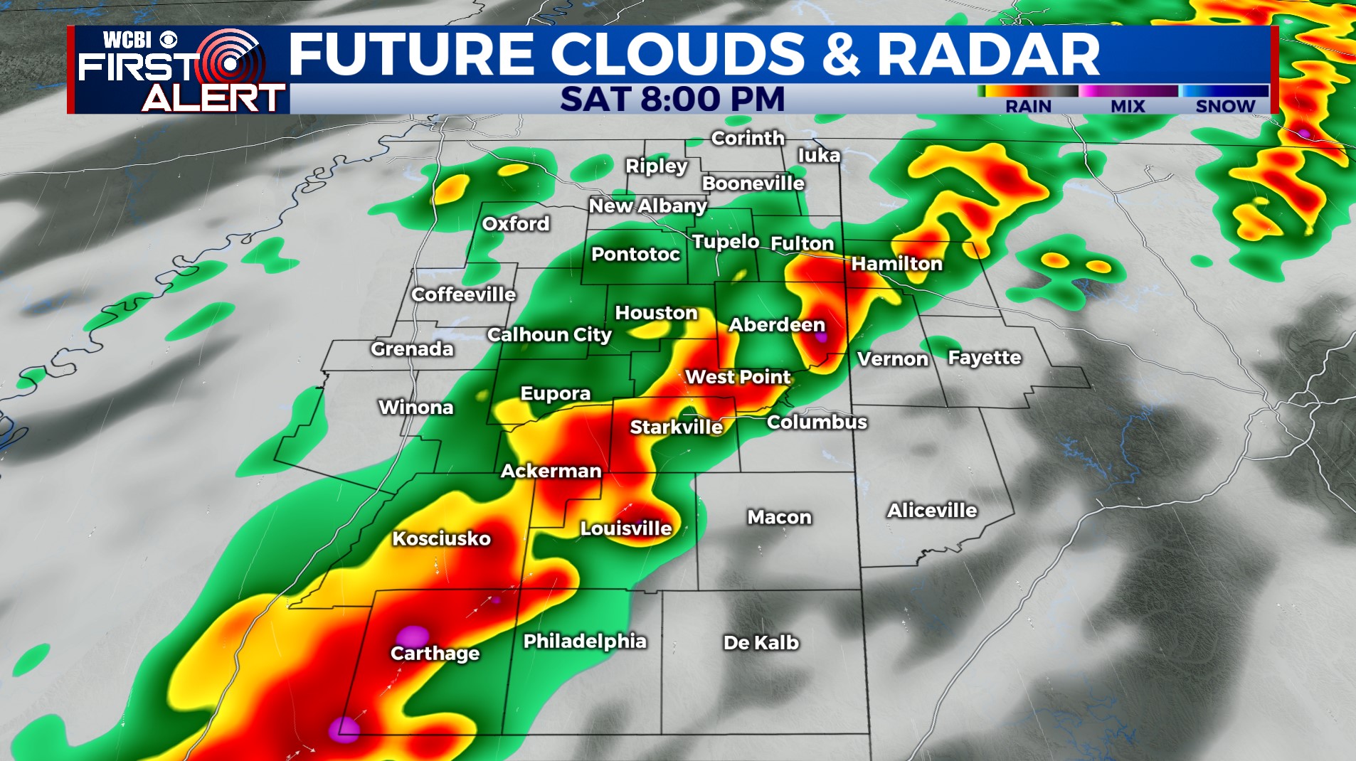 Severe storms possible Saturday afternoon and Saturday night - Home ...