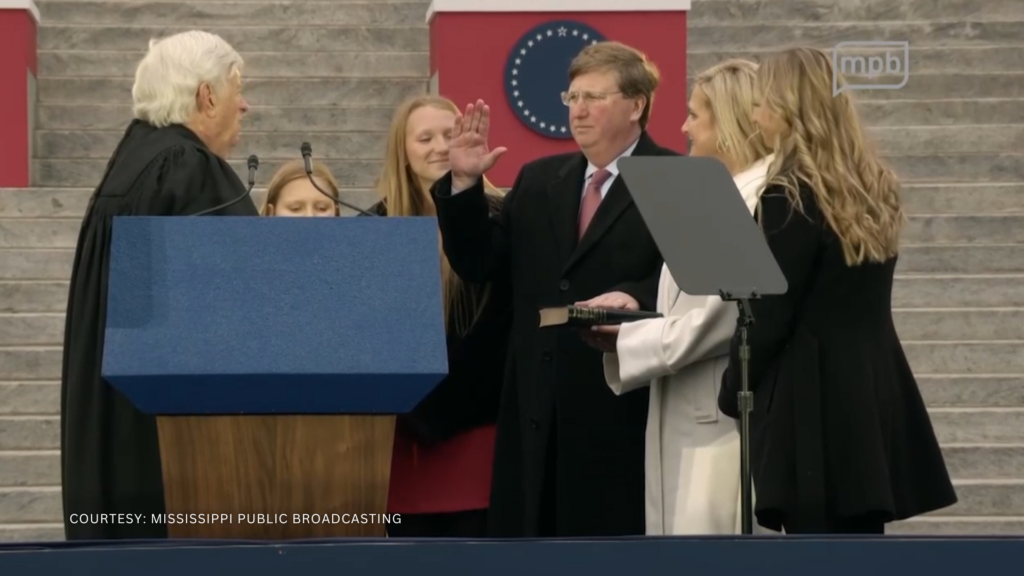 Governor Tate Reeves sworn in for 2nd term in office