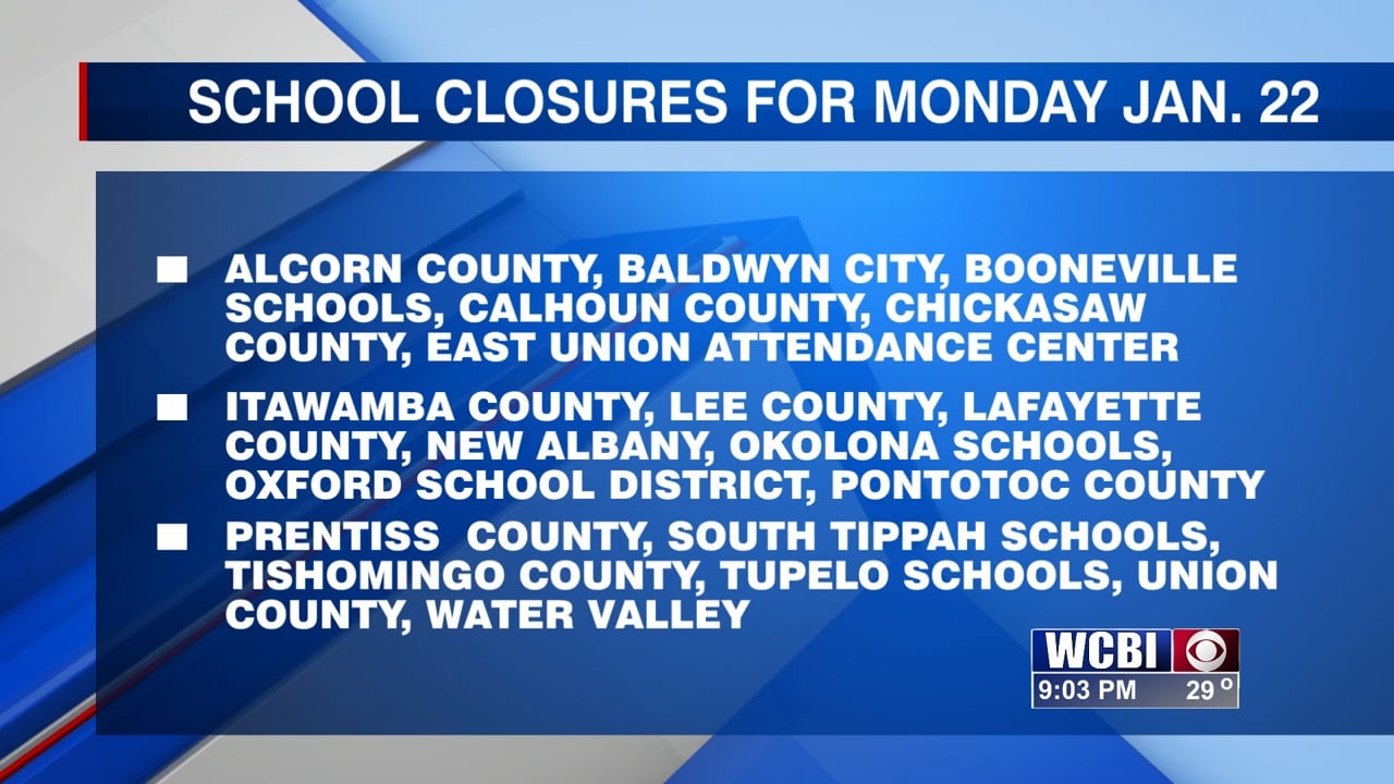 Area schools will remain closed due to road conditions