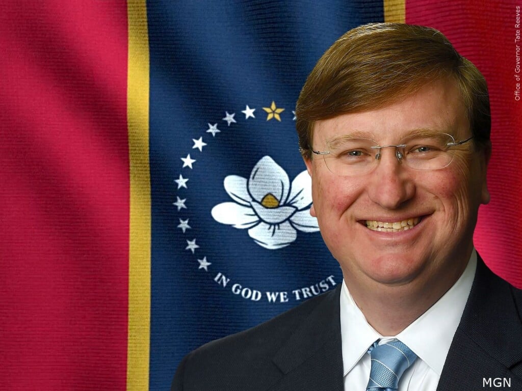 Republican Tate Reeves set for second inauguration as Mississippi governor