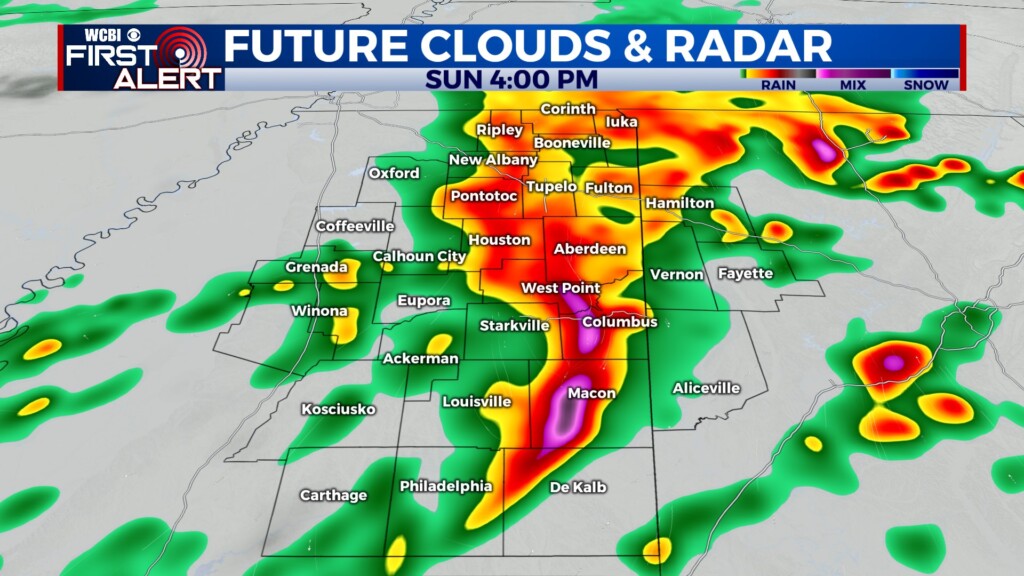 Heavy rain, storms continue into Sunday - Home - WCBI TV | Telling Your ...