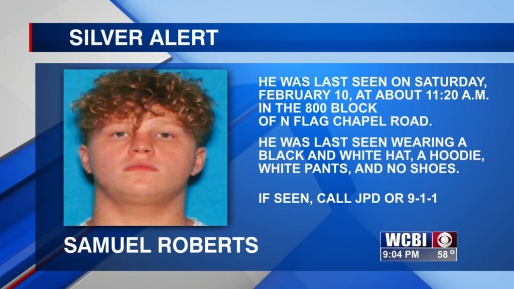 Mbi Issues Silver Alert Notification For Samuel Roberts Of Jackson