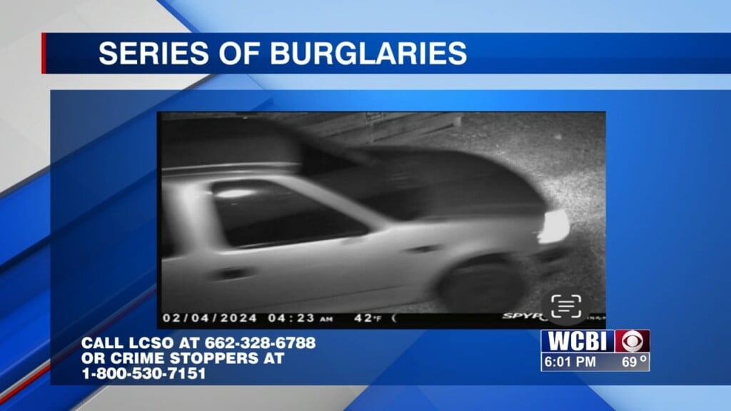 Lowndes County Sheriff’s Office Investigates A Series Of Burglaries