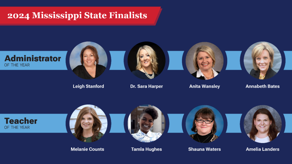 Local educators make finalists list for top awards in Mississippi