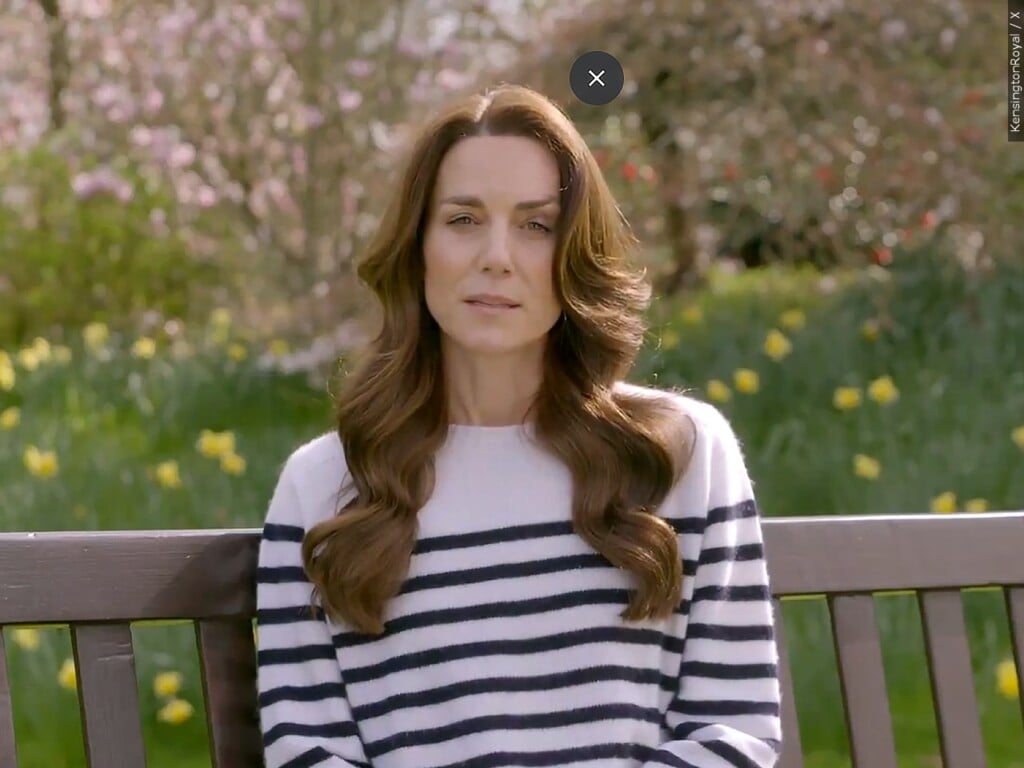 Read the transcript of Kate's video announcement about her cancer diagnosis