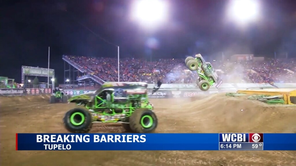 Grave Digger's First Female Driver Gets Ready For Show In Tupelo