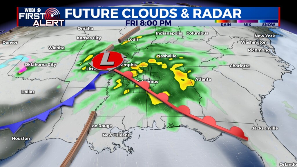 Pleasant, warm Thursday ahead of rainy and stormy Friday - Home - WCBI ...