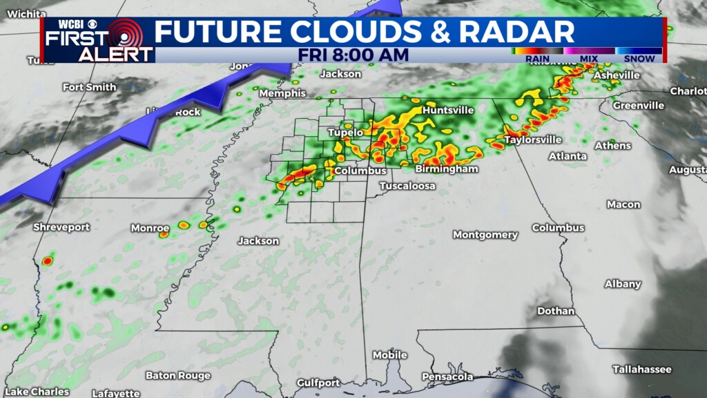 End of the week rain chance - Home - WCBI TV | Telling Your Story