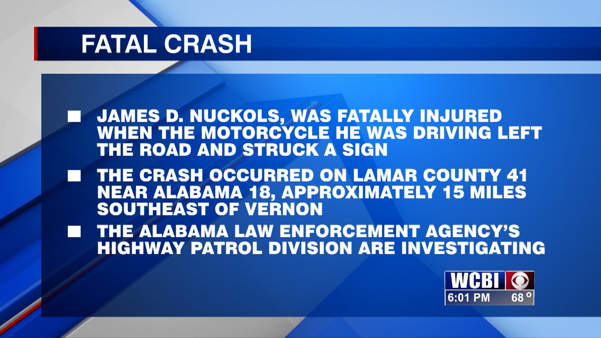 Crash in Lamar County claims the life of a Winfield man - Vimarsana News